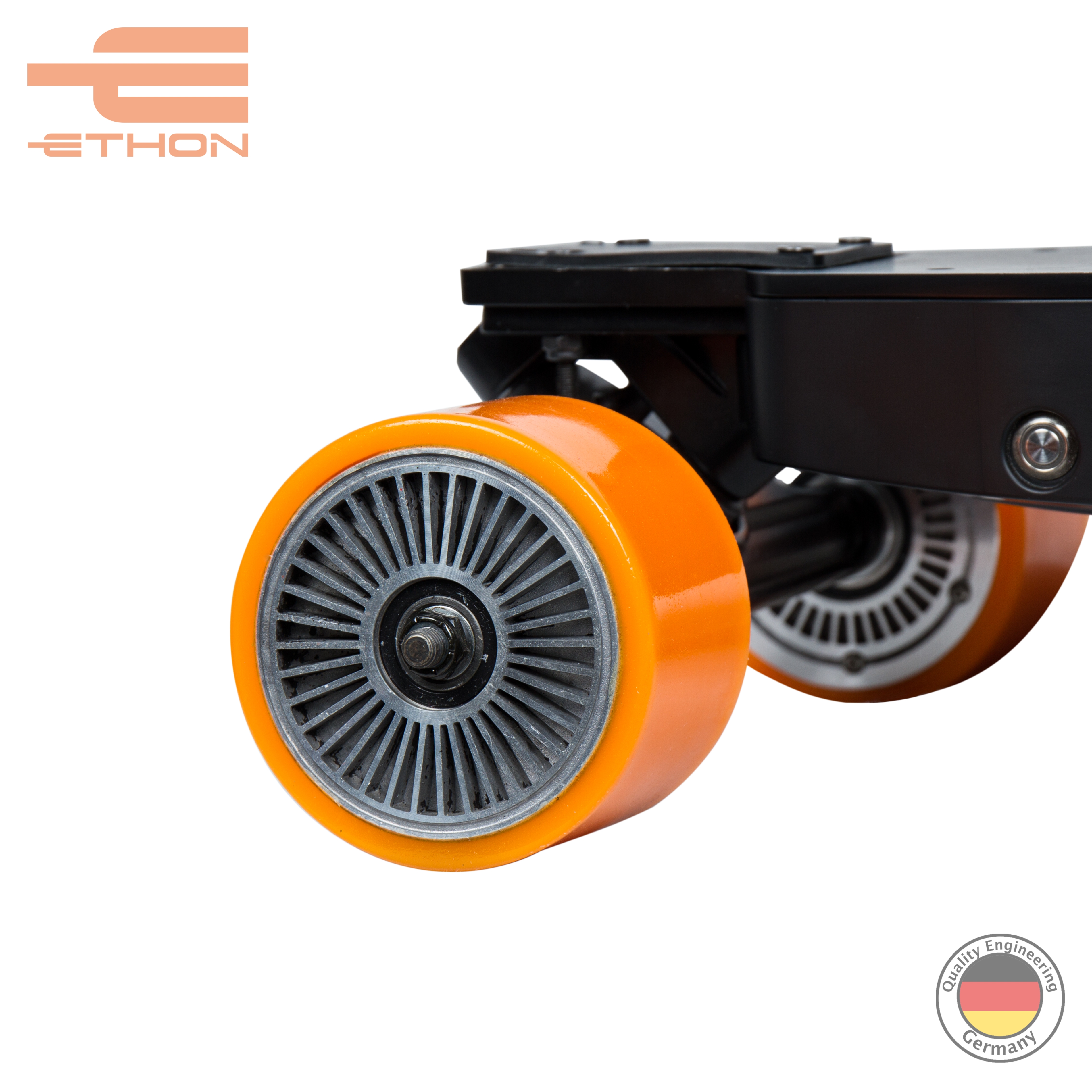 Skateboard Räder 52mm Set - 4 Stück PU Cruiser Räder 100A Härte Rot